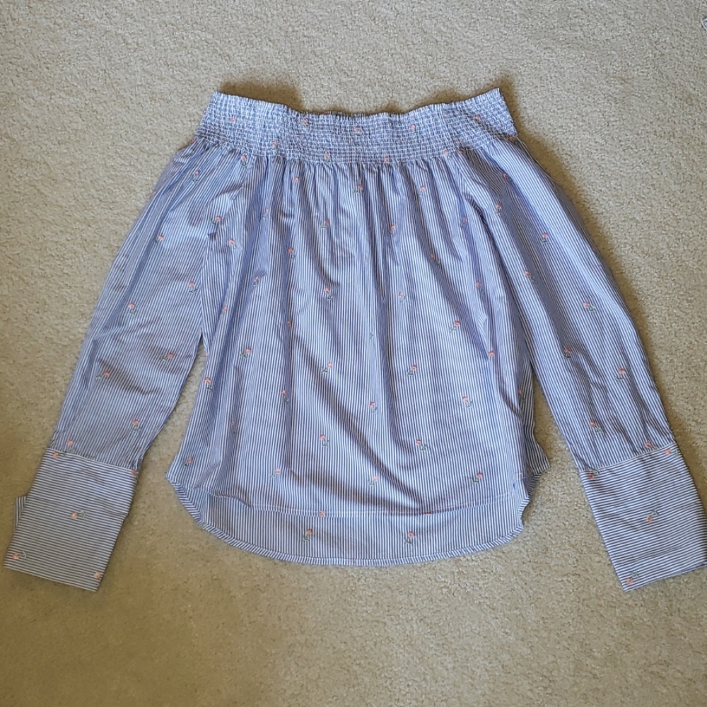 Tommy Hilfiger Off the Shoulder Blouse